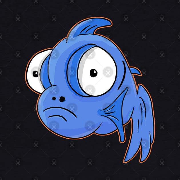 Frightened fish fish color by Lebihanto